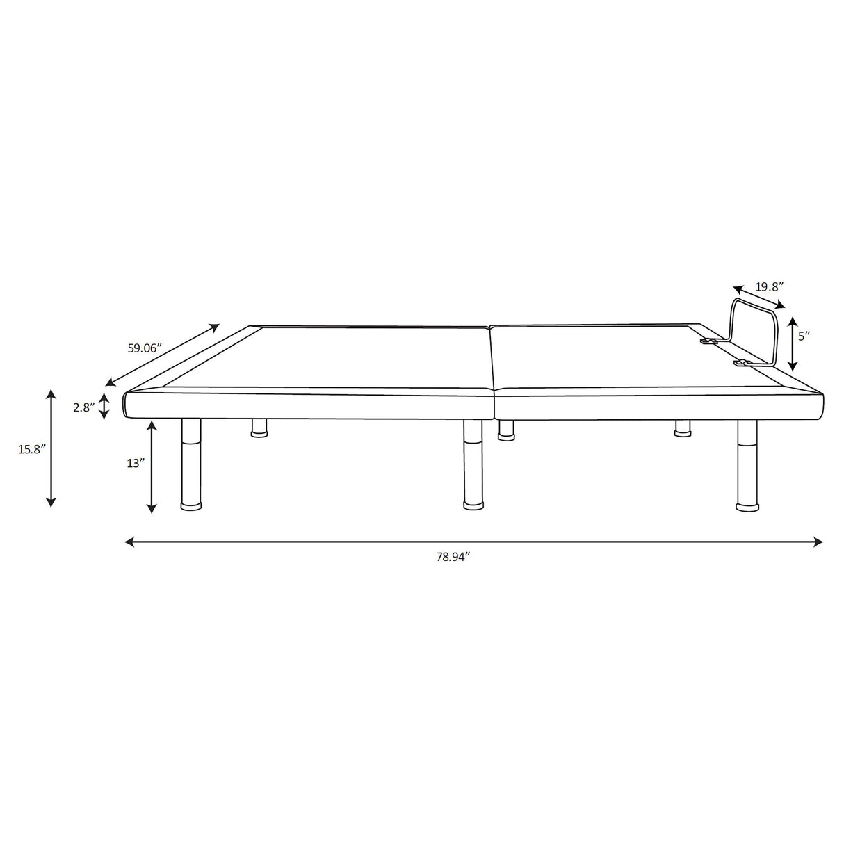 Clara Adjustable Bed Base - galleria furniture outlet