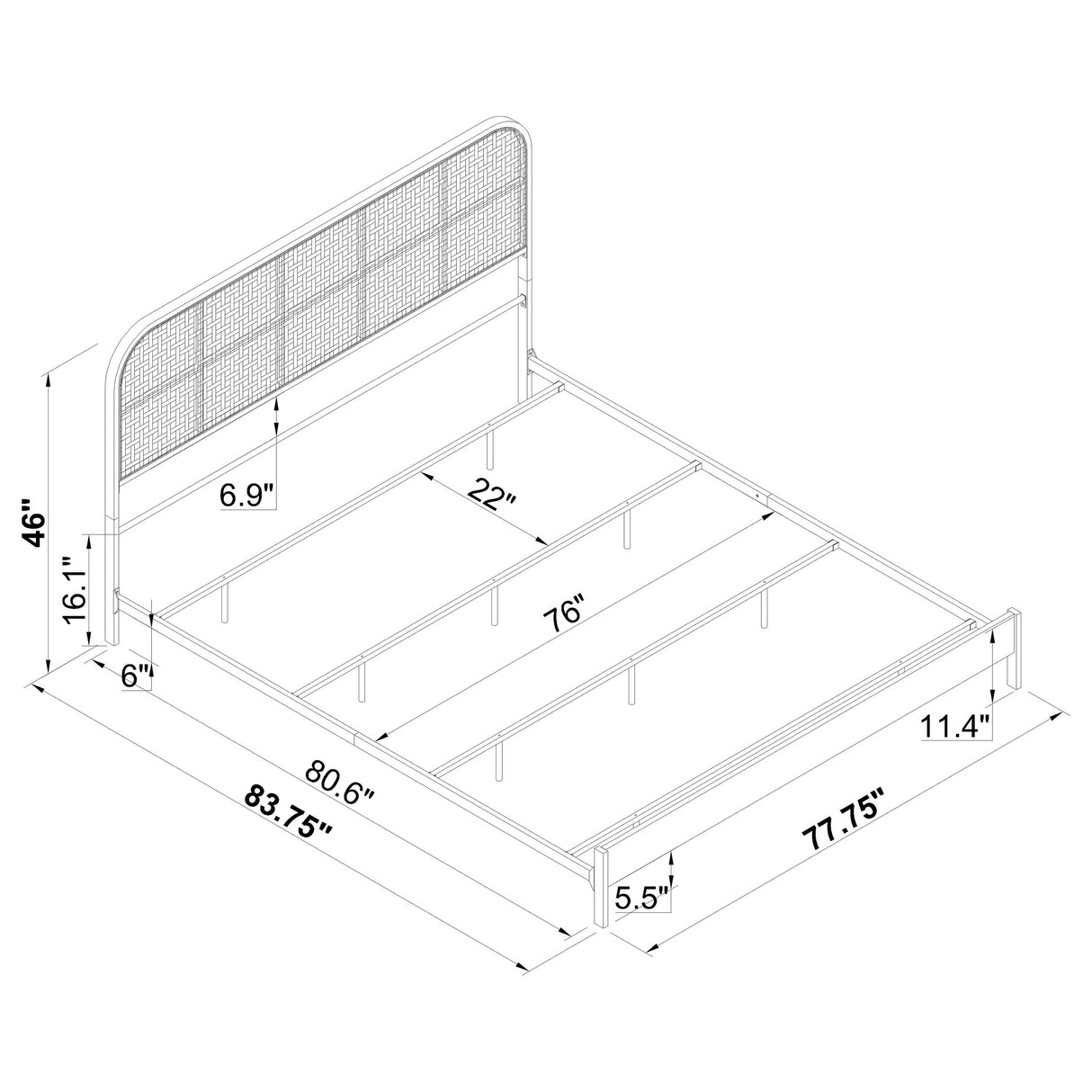 Amherst Panel Bed