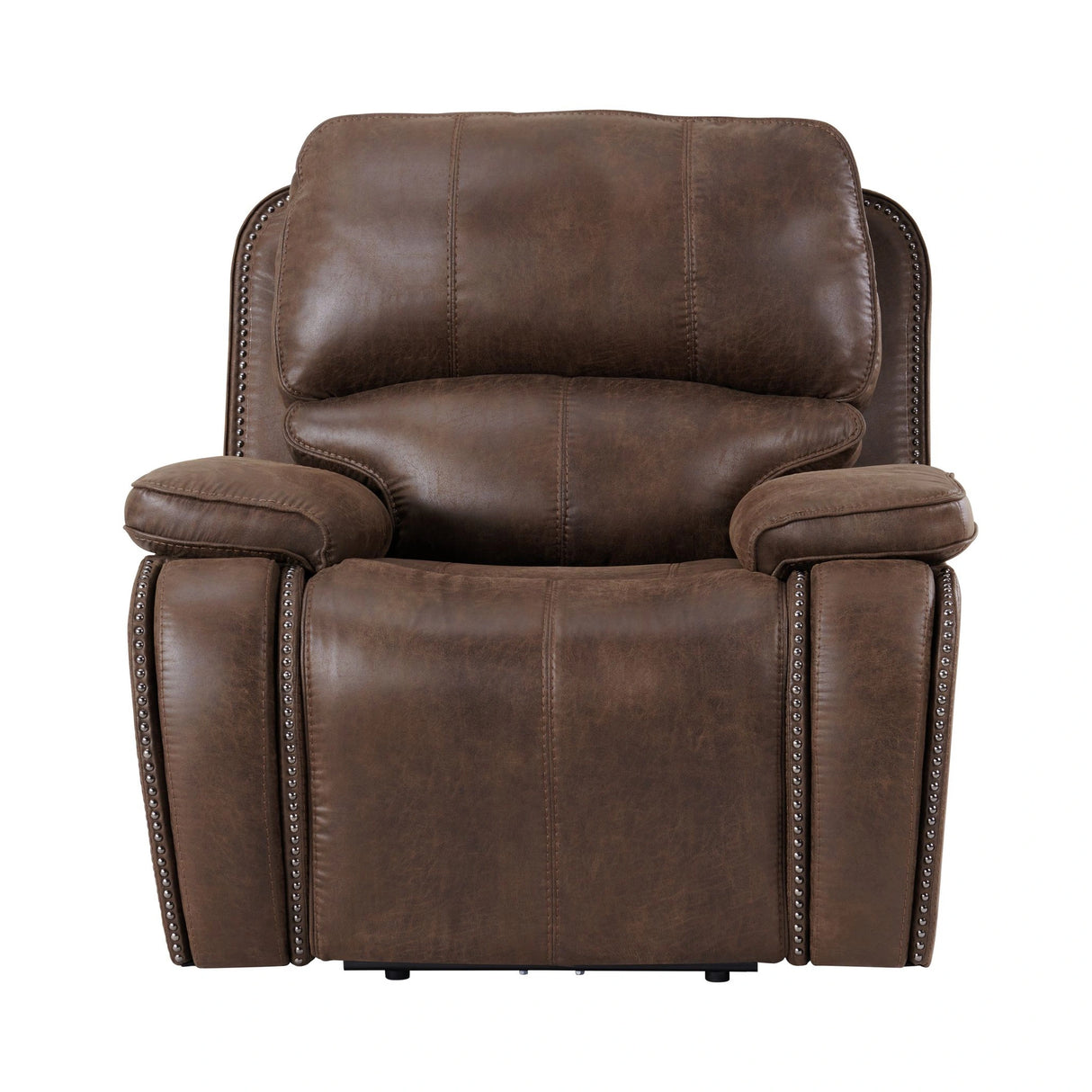 Atlantis Power Motion Recliner with Power Head Recliner in Heritage Brown