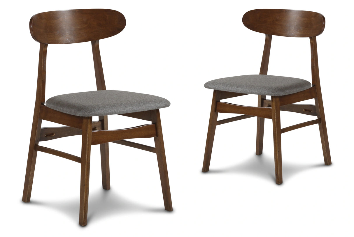 Morocco Dining Chair W/Dark Gray Seat Cushion (2 Per Carton)