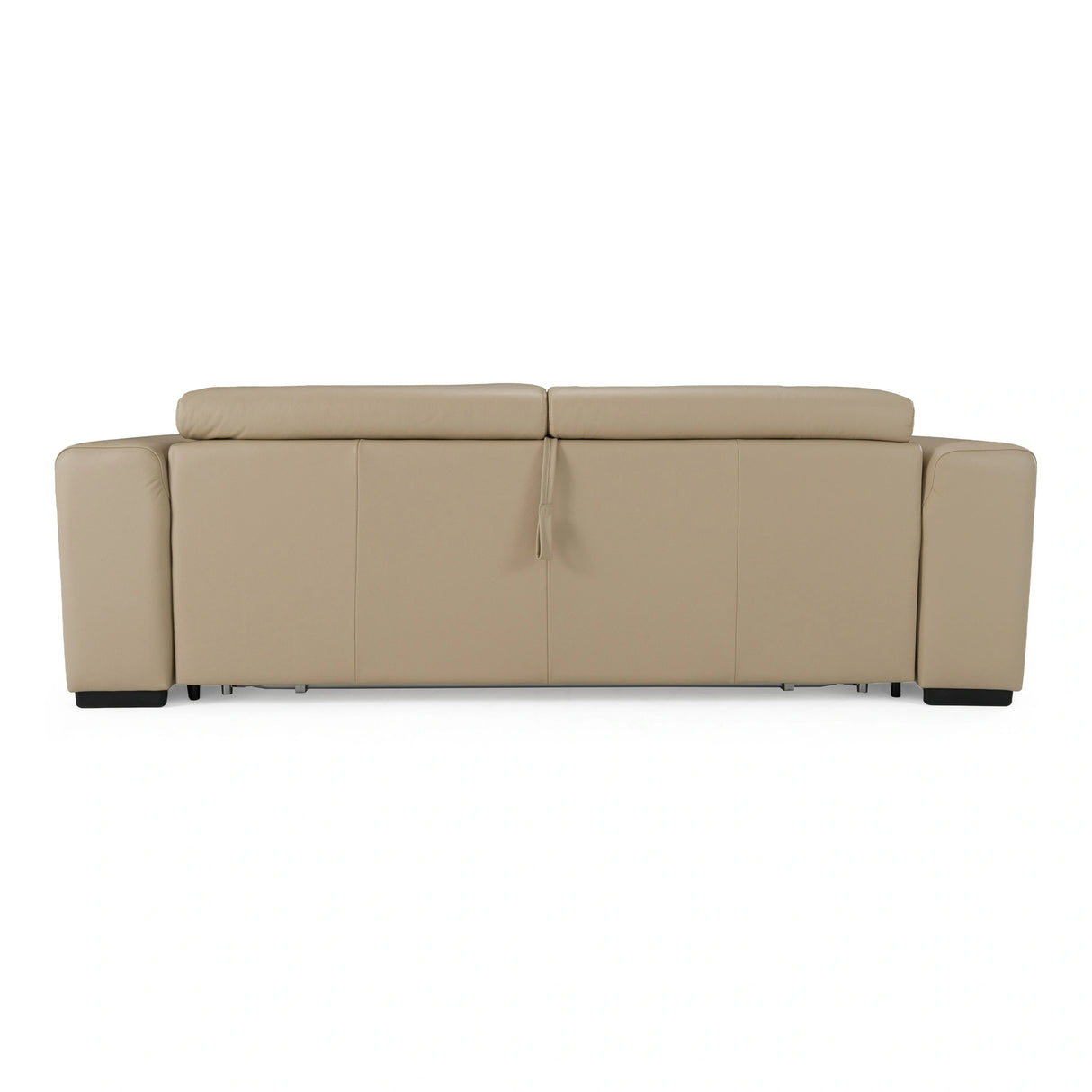 Icon - Modern Italian Cappuccino Leather Sofa Bed