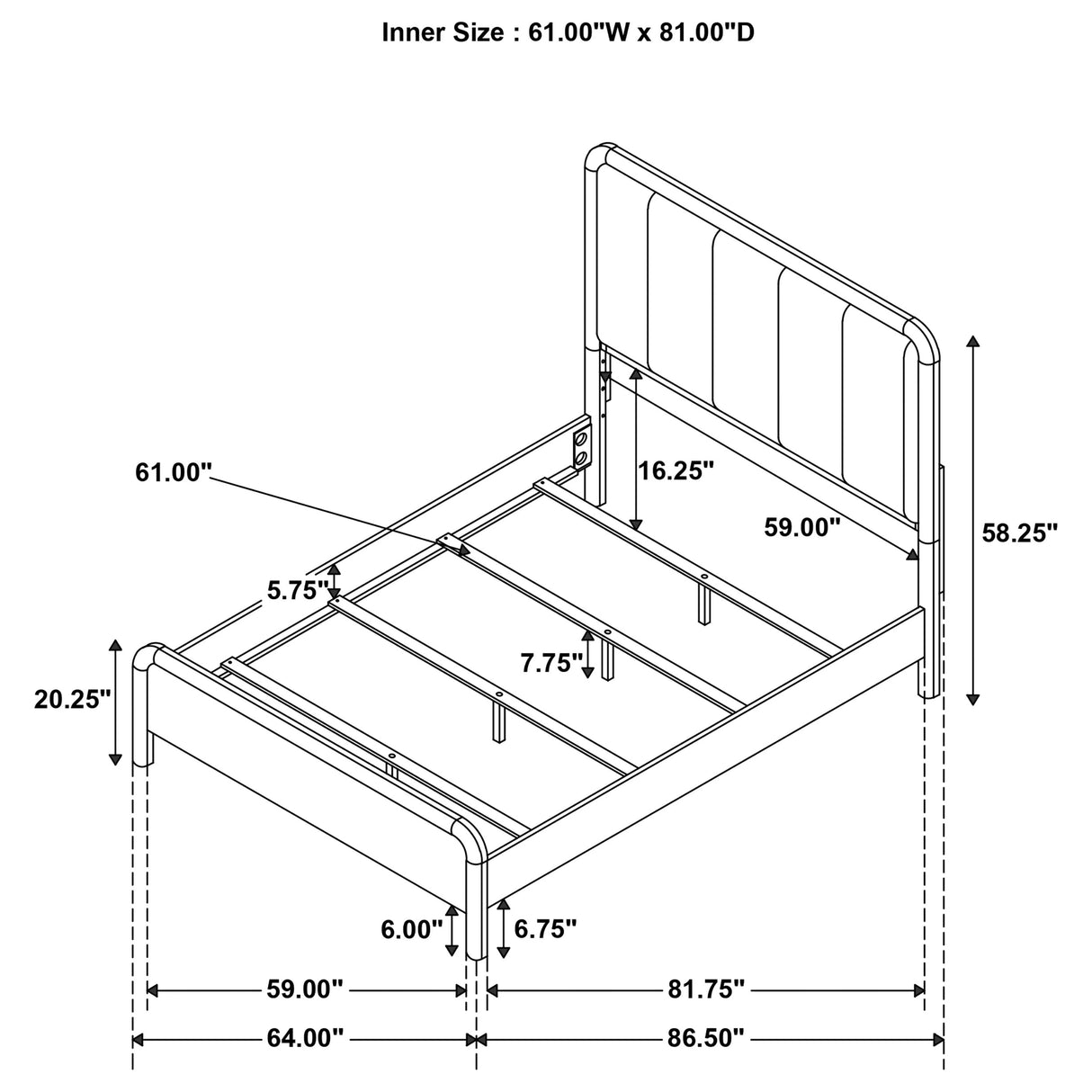 Amsbury Panel Bed