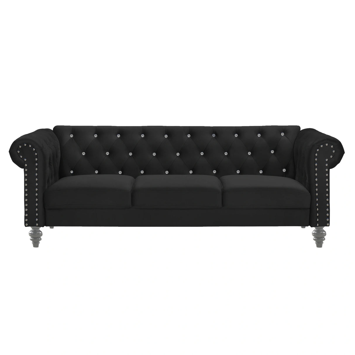 Emma Crystal Sofa-Black