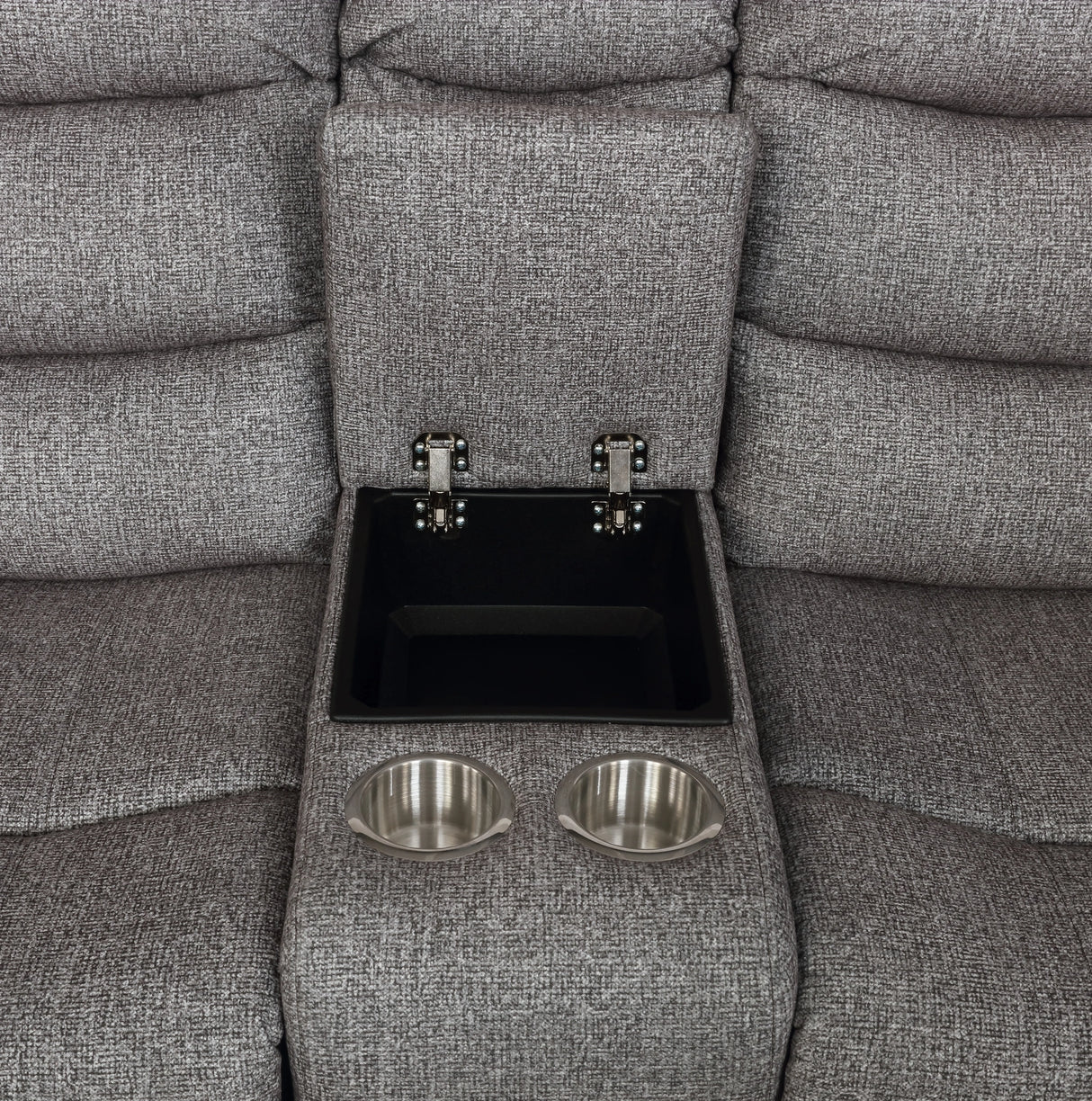 GRANADA CONSOLE LOVESEAT W/PWR FR-GRAY