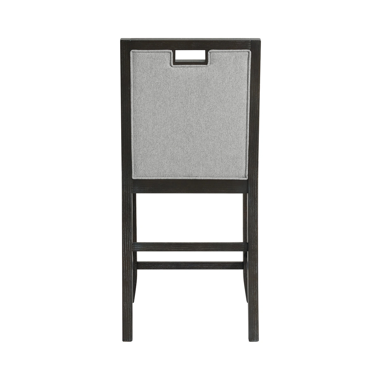 Elodie Counter Chair with Grey Fabric in Charcoal (2 Per Carton)