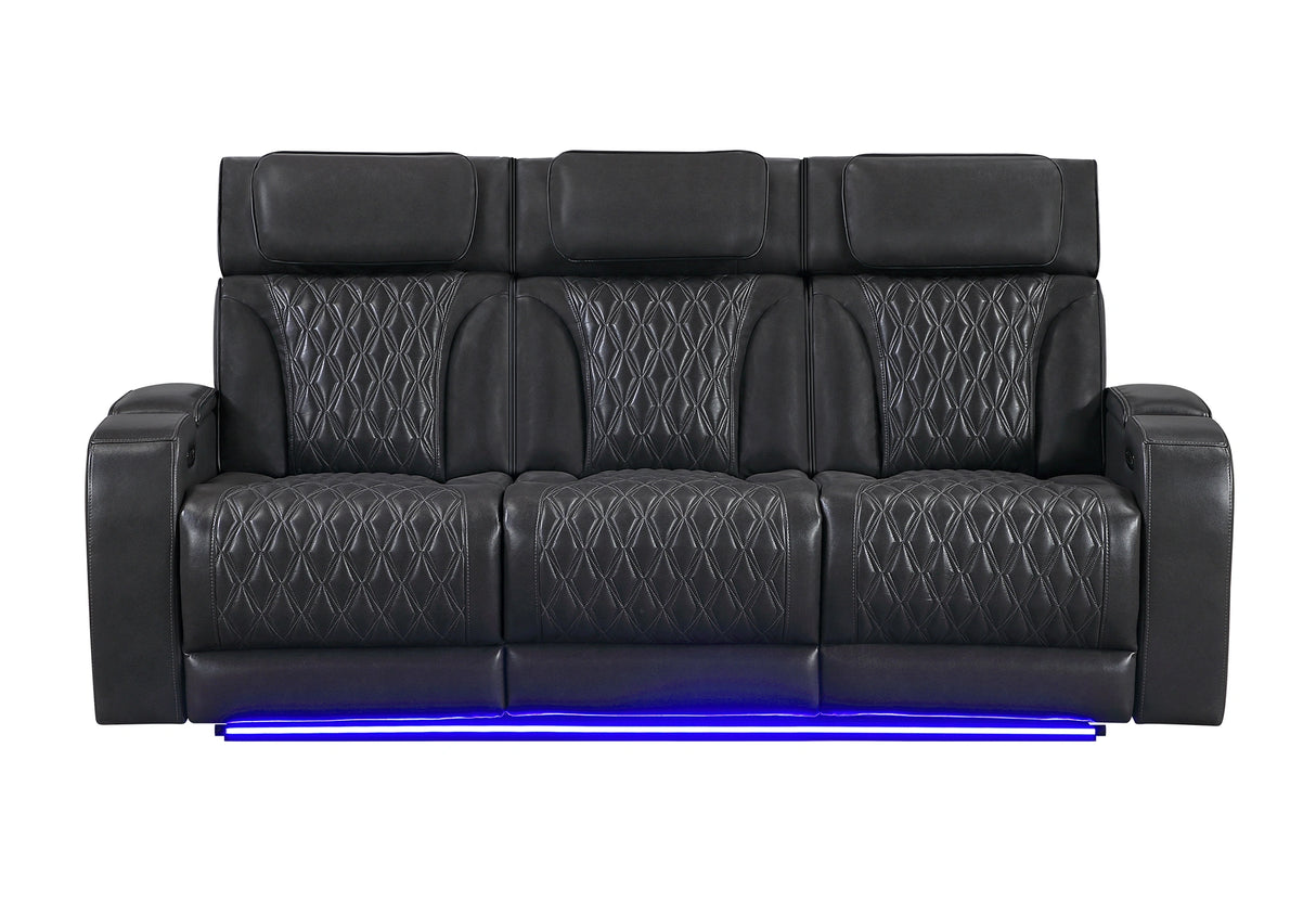 U8611 Blanche Power Reclining Sofa with PHR and LED
