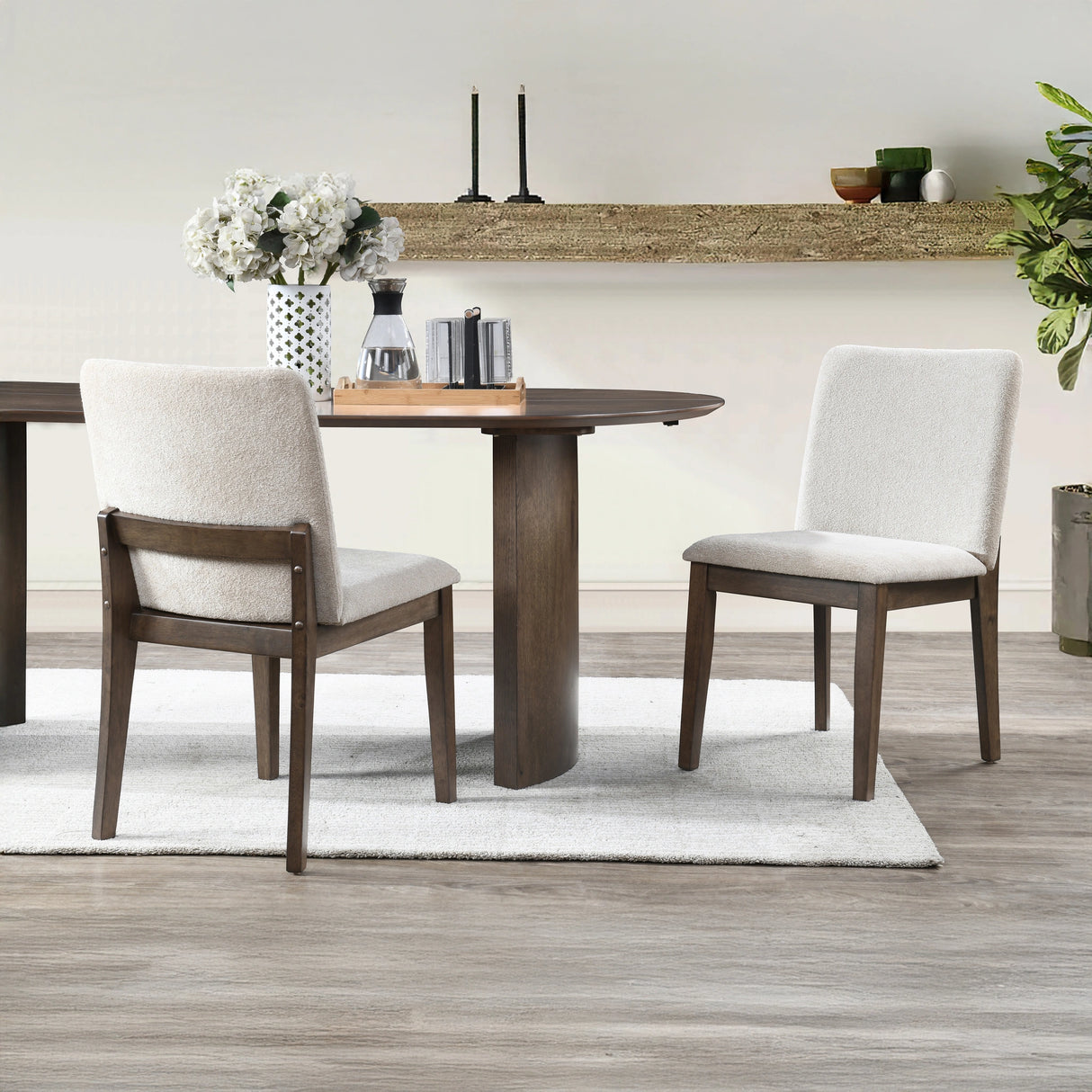 Kody Upholstered Dining Chair (2 Per Carton)-Cream