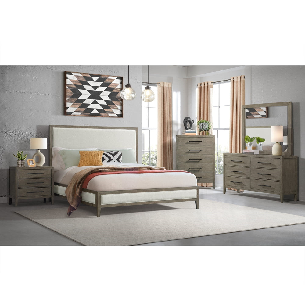 Elements International Versailles Dresser in Grey