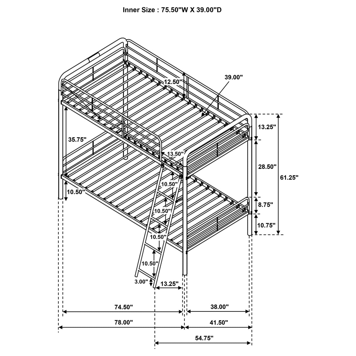 Carson Bunk Bed - galleria furniture outlet