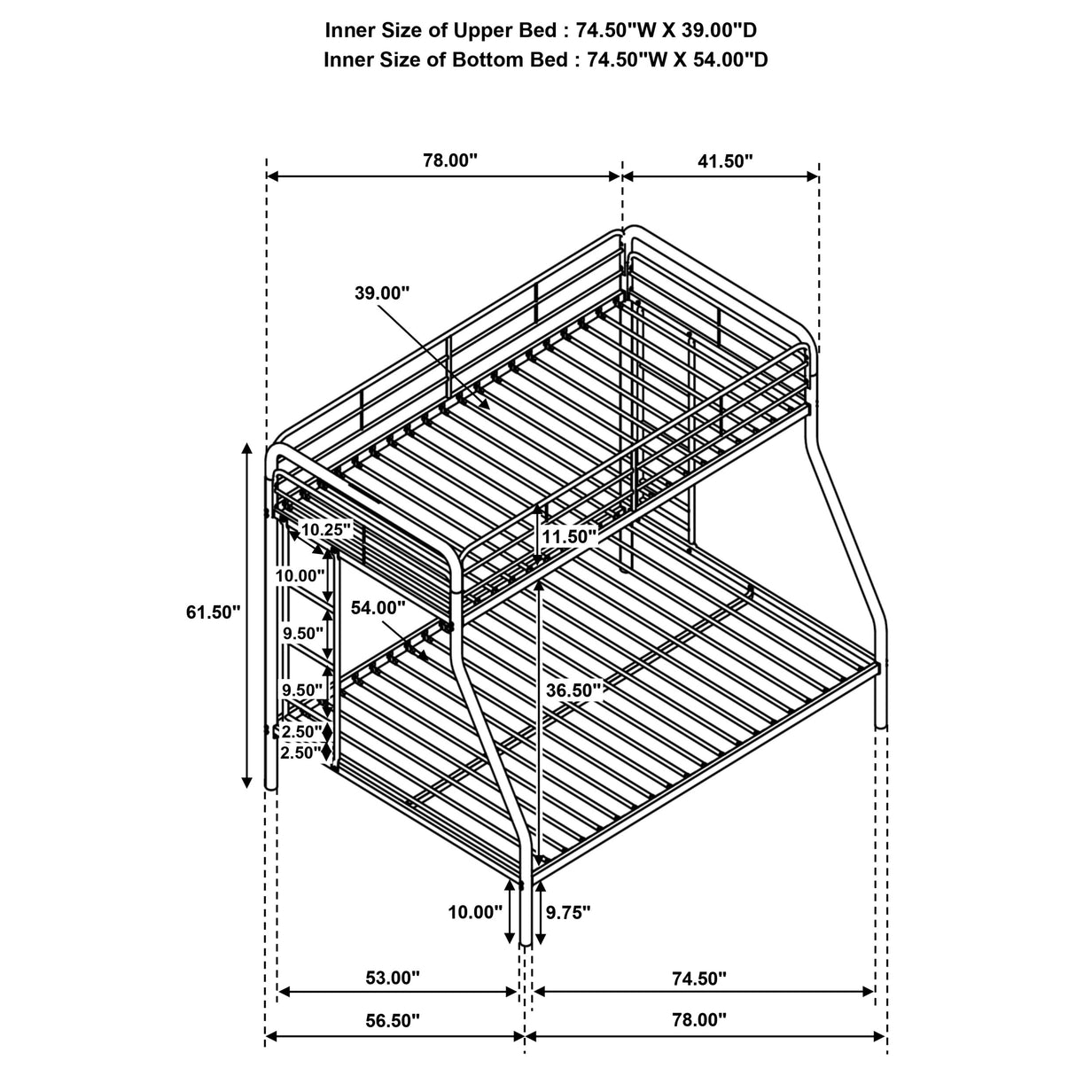 Carson Bunk Bed - galleria furniture outlet