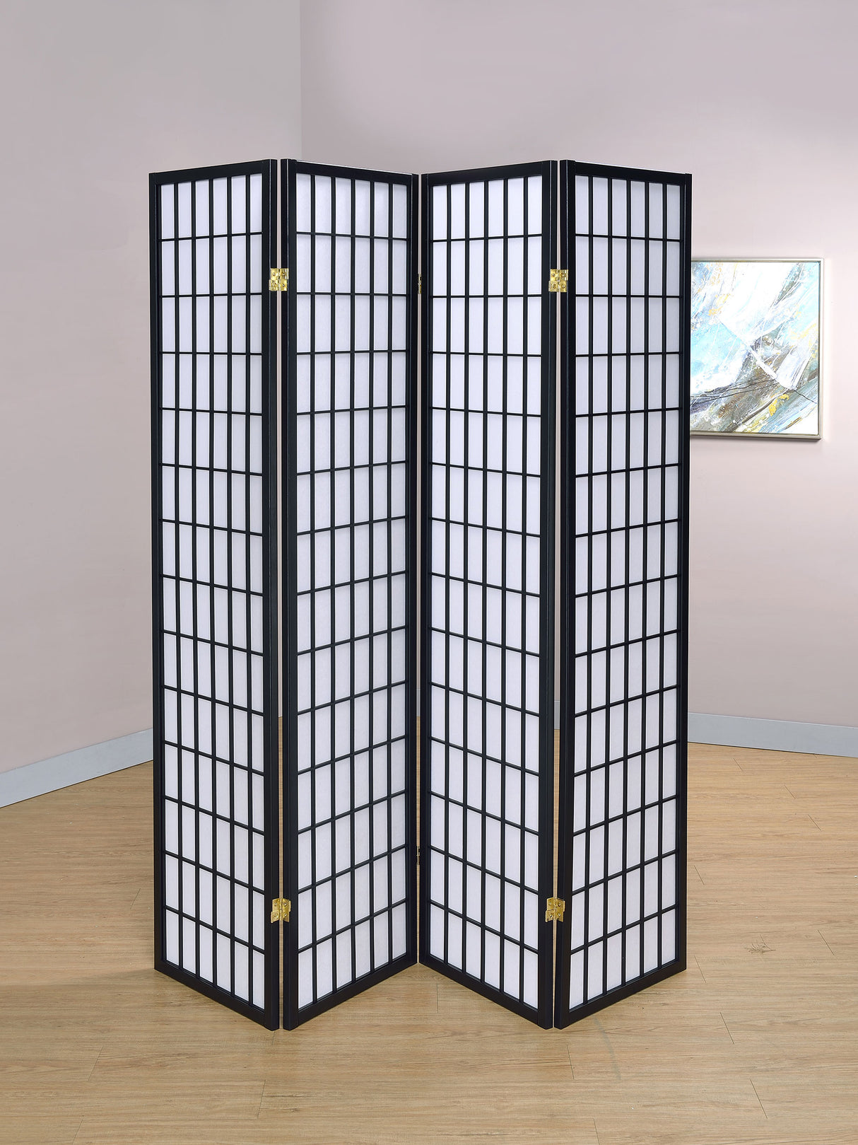 Roberto Four-Panel Room Divider - galleria furniture outlet