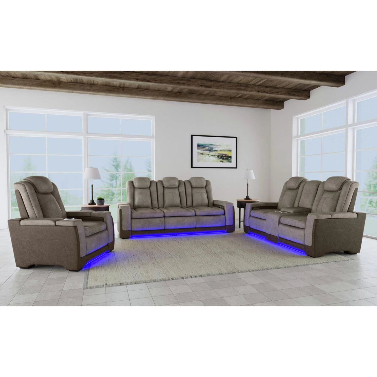 Lantana Power Motion Sofa with Power Headrest, Led, DDT, Reading Light and PWS
