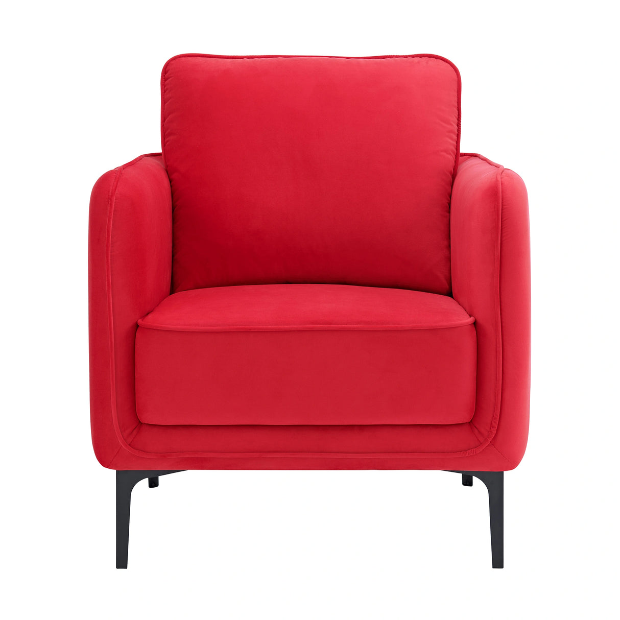 Rae Chair in Lavish 152 Red Velvet