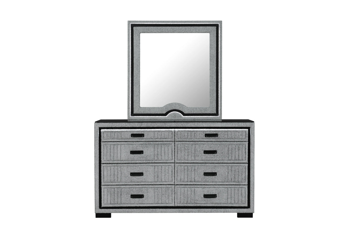 Isabella Grey Dresser with LED