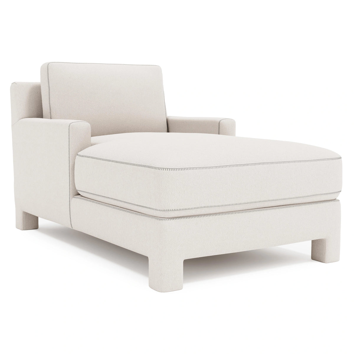 Mily Fabric Chaise Without Pillows