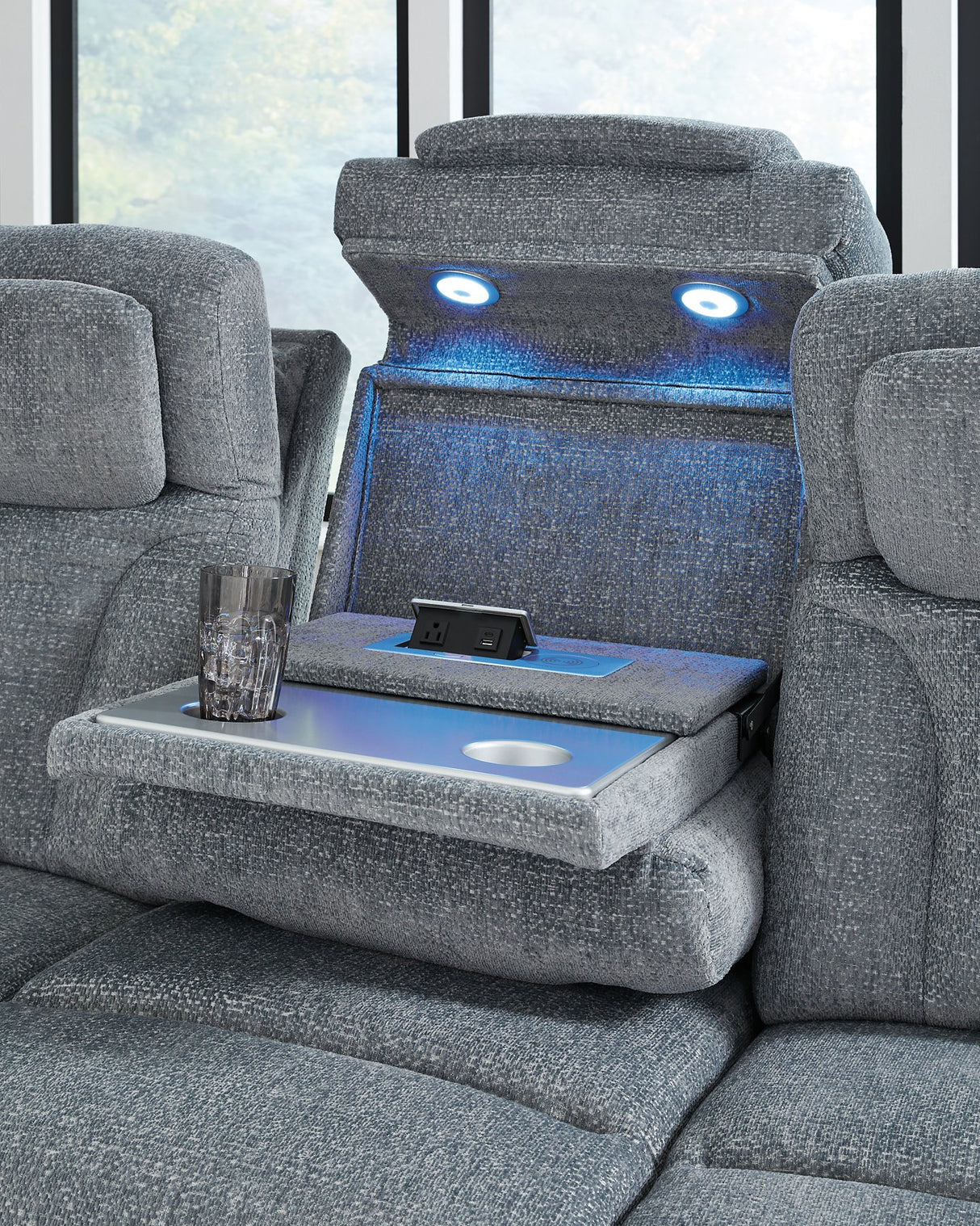 Studio Cave Power Reclining Sofa - galleria furniture outlet