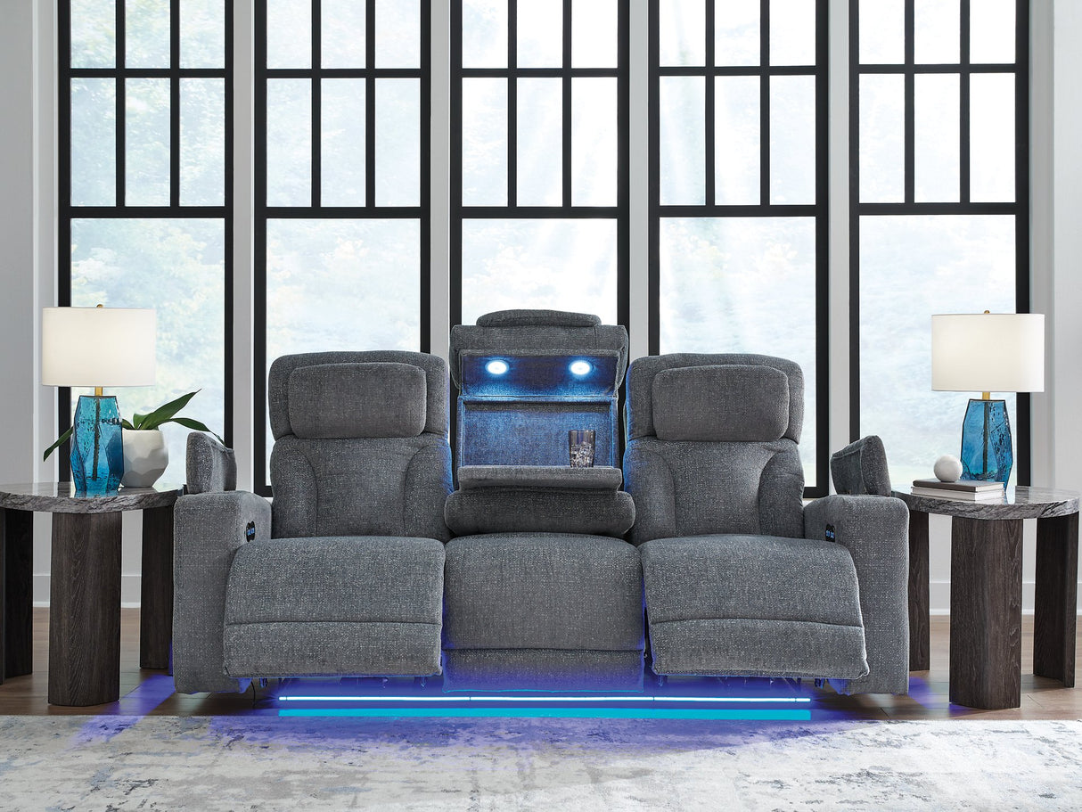 Studio Cave Power Reclining Sofa - galleria furniture outlet