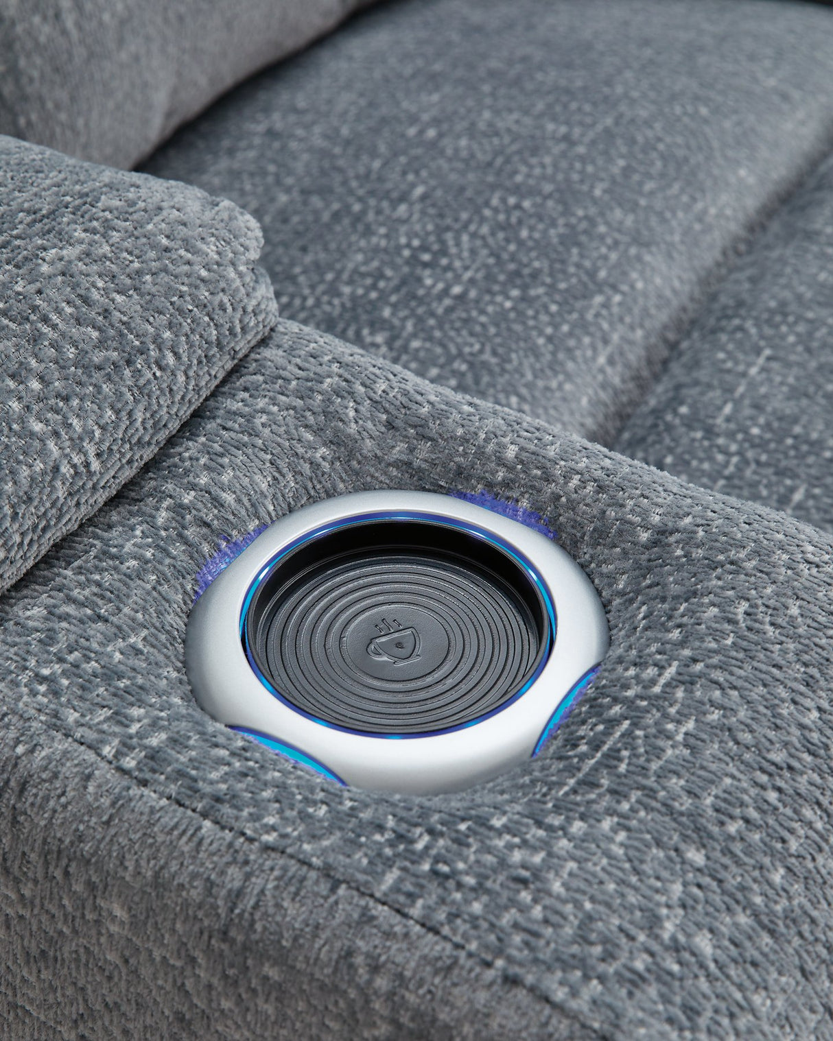 Studio Cave Power Reclining Loveseat with Console - galleria furniture outlet