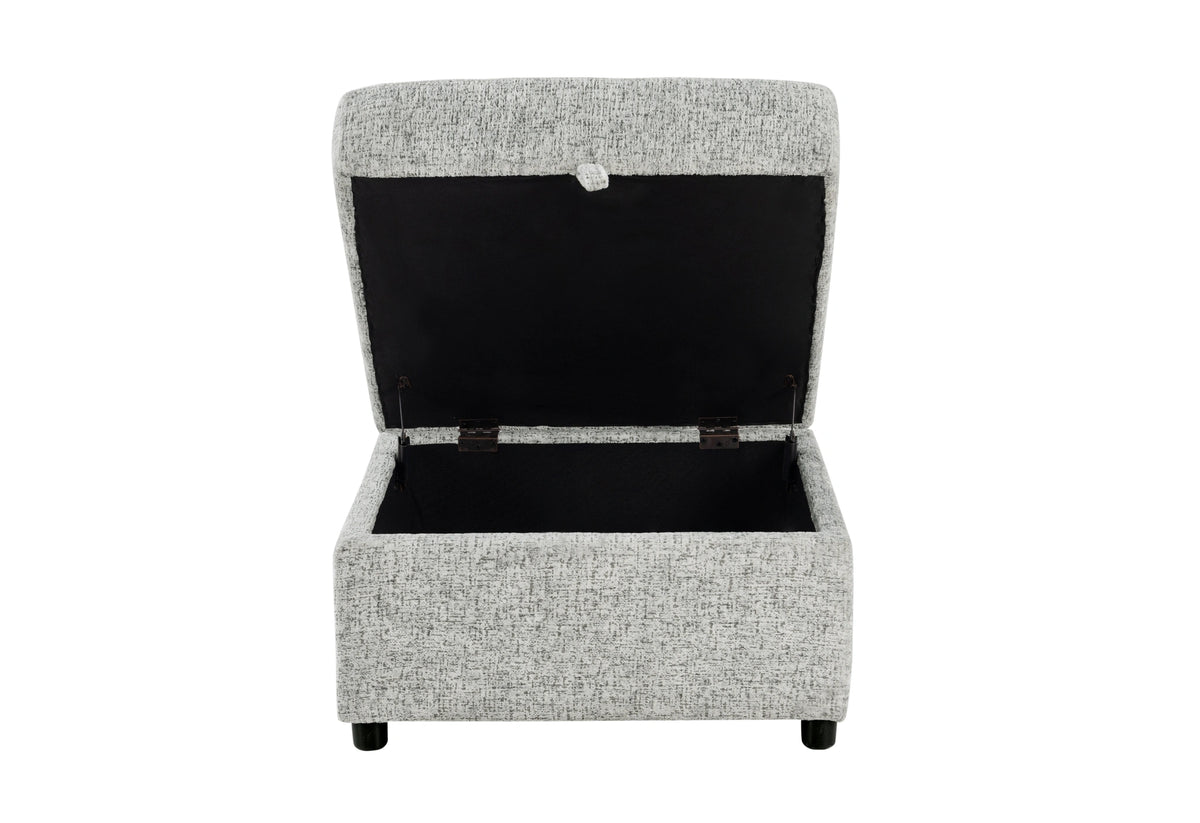 U9401 Nickel Sofa Bed Ottoman with Storage