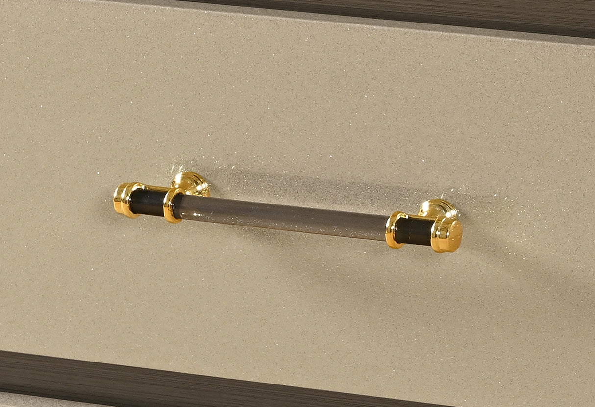 Genesis Gold Nightstand with LED