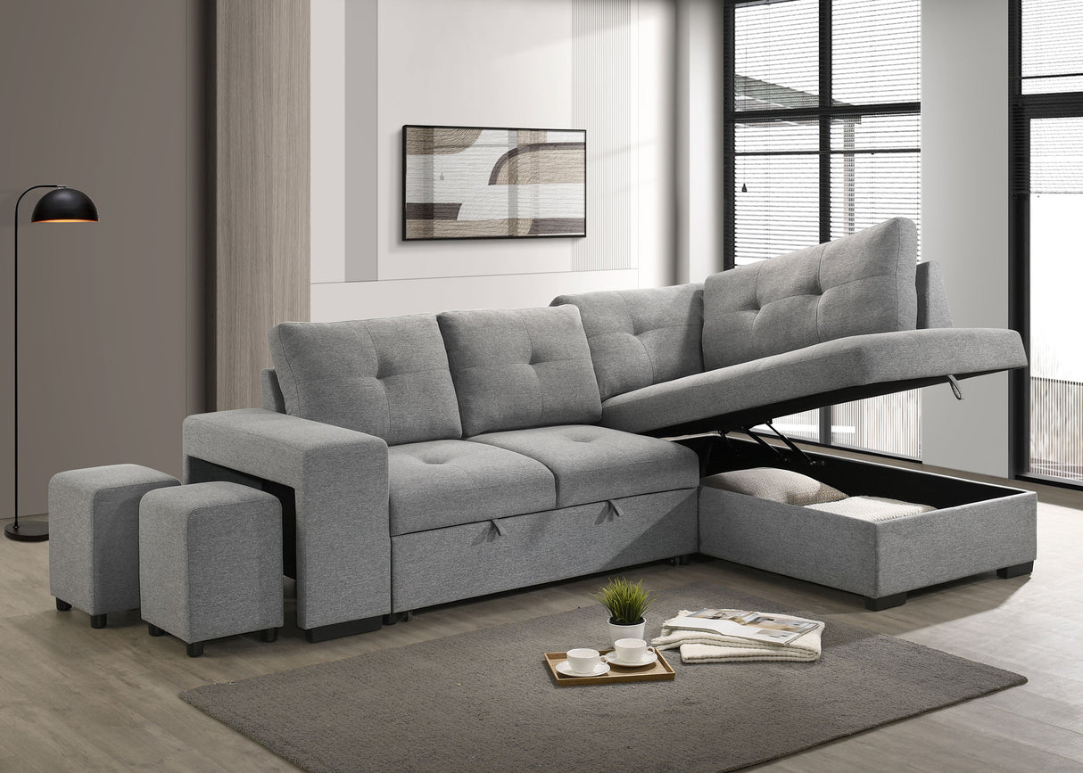 Roanne Pull-Out Sleeper Sectional Sofa