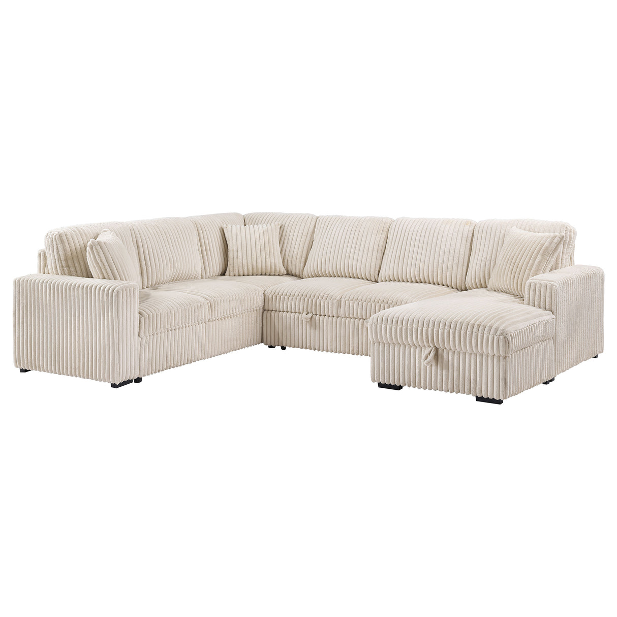 Devonshire Pull-Out Sleeper Sectional Sofa - galleria furniture outlet