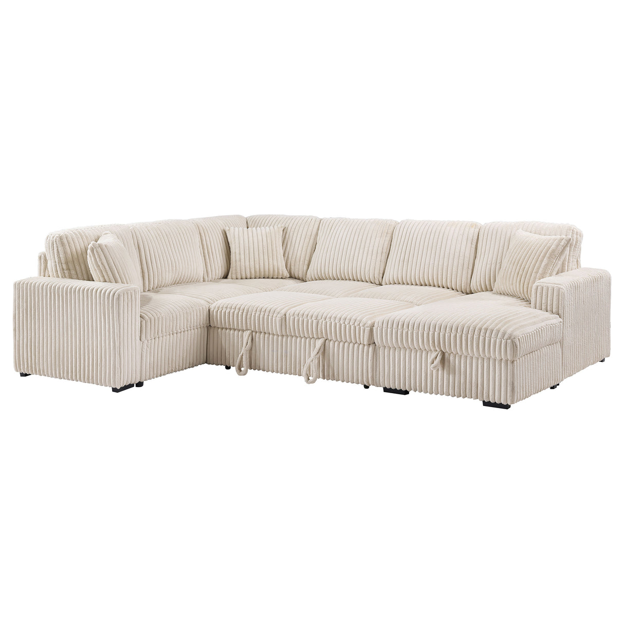 Devonshire Pull-Out Sleeper Sectional Sofa - galleria furniture outlet