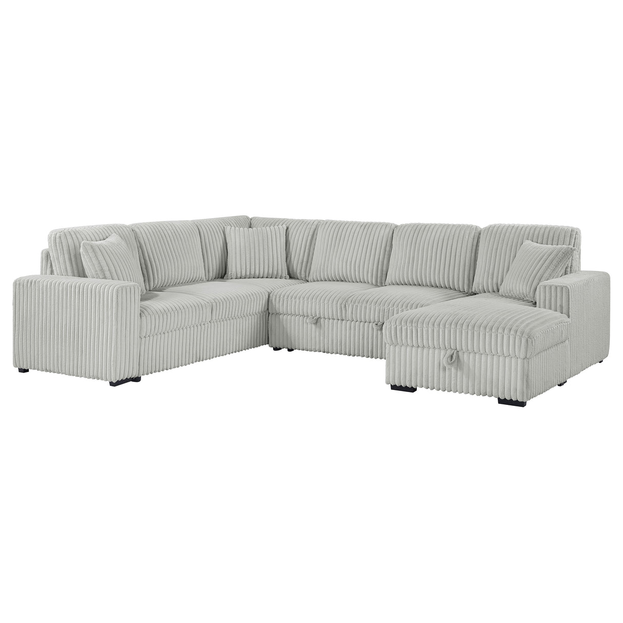 Devonshire Pull-Out Sleeper Sectional Sofa - galleria furniture outlet