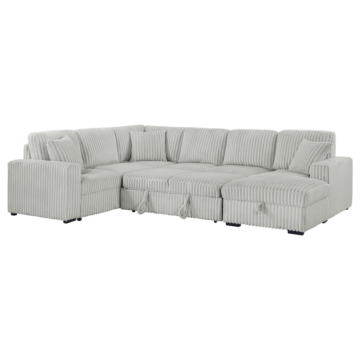 Devonshire Pull-Out Sleeper Sectional Sofa - galleria furniture outlet