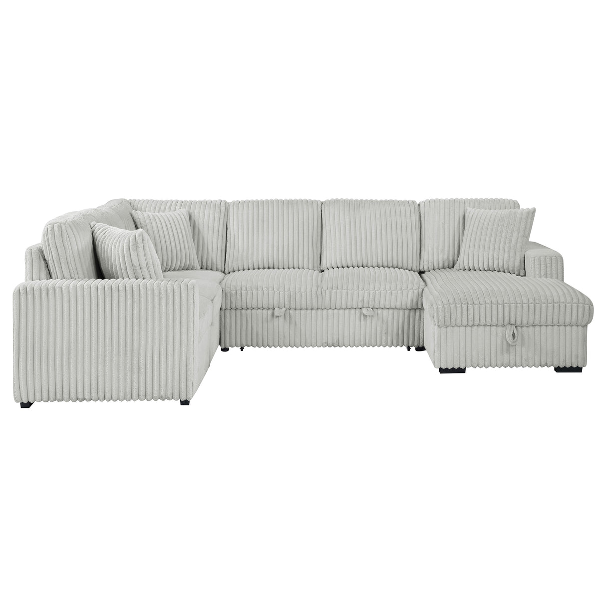 Devonshire Pull-Out Sleeper Sectional Sofa - galleria furniture outlet