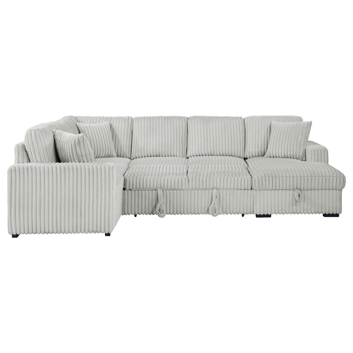 Devonshire Pull-Out Sleeper Sectional Sofa - galleria furniture outlet