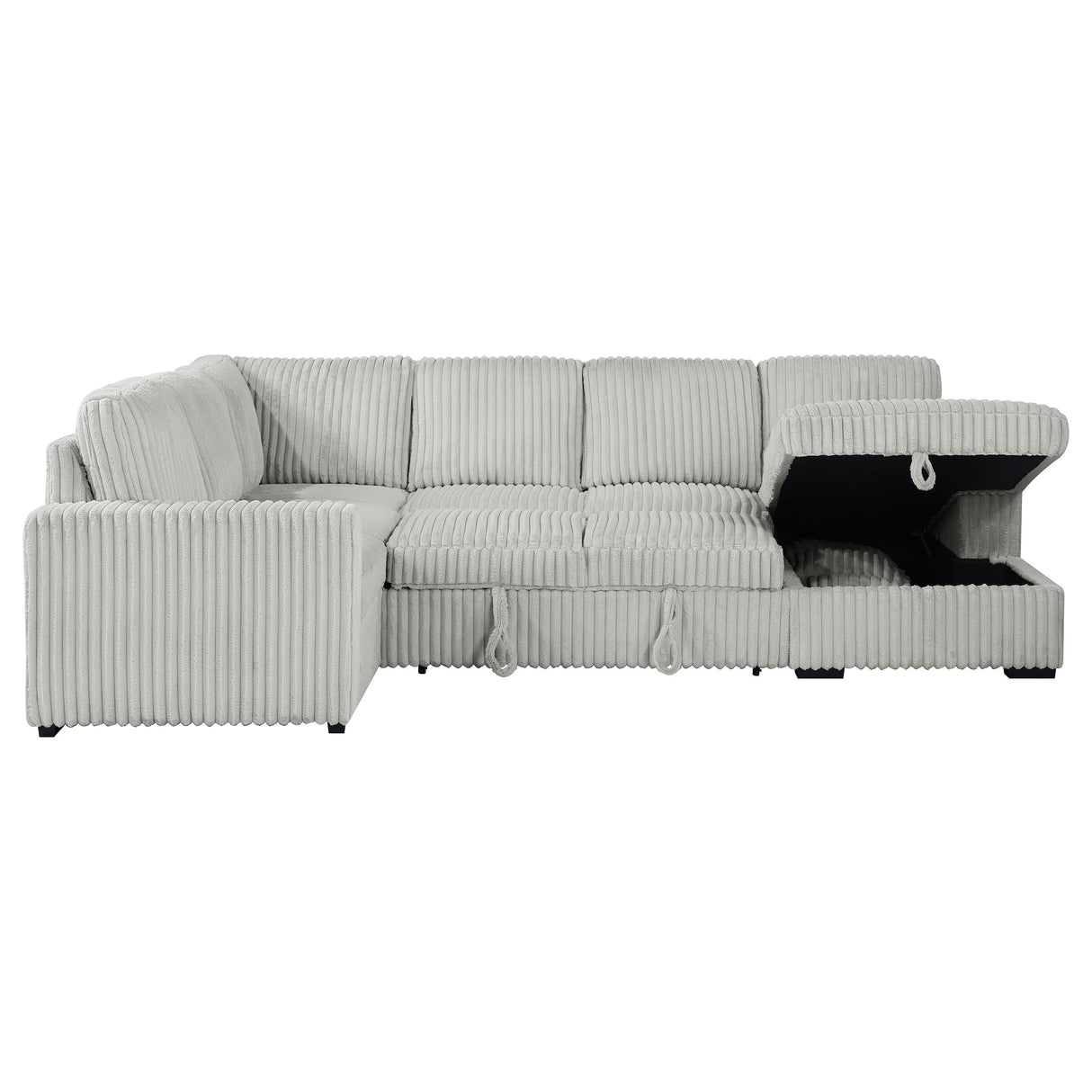 Devonshire Pull-Out Sleeper Sectional Sofa - galleria furniture outlet