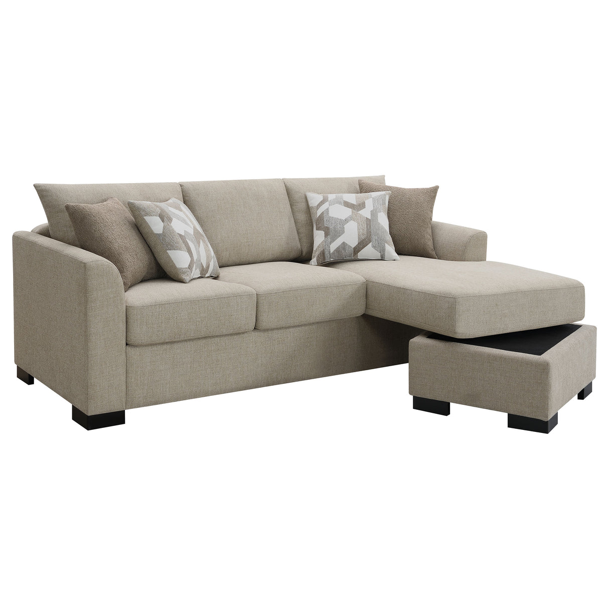 Storey Fold-Out Sleeper Sectional Sofa - galleria furniture outlet