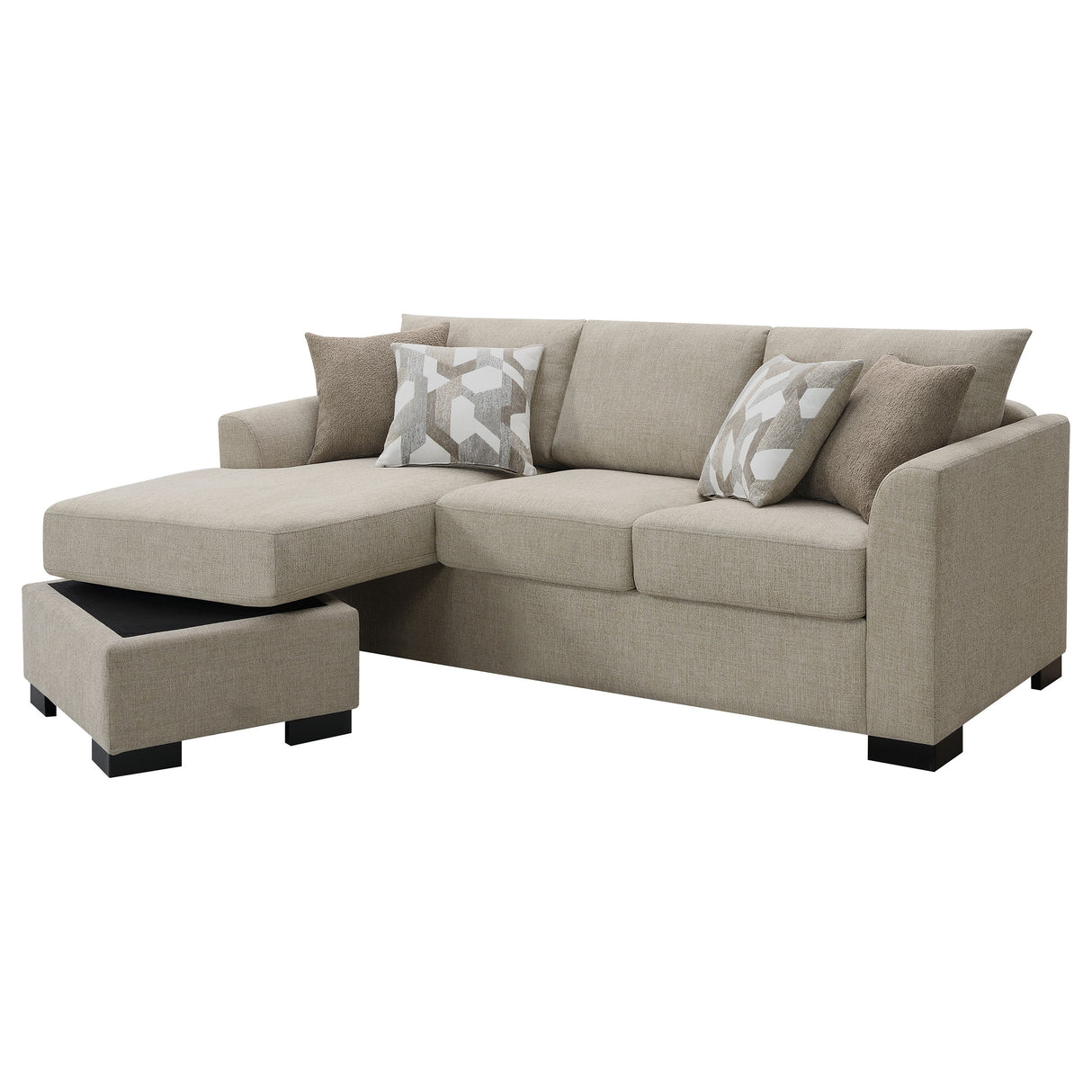 Storey Fold-Out Sleeper Sectional Sofa - galleria furniture outlet