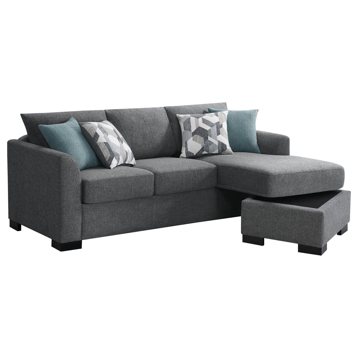 Storey Fold-Out Sleeper Sectional Sofa - galleria furniture outlet
