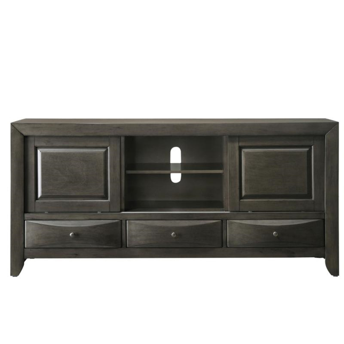 Crown Mark Emily Tv Stand in Grey image