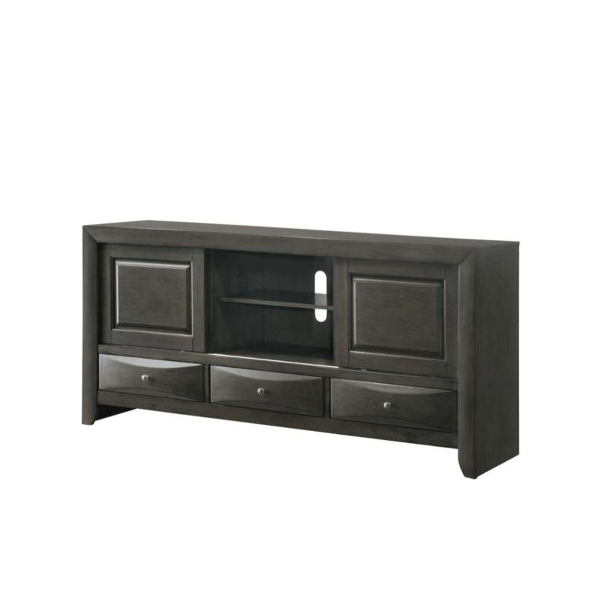 Crown Mark Emily Tv Stand in Grey