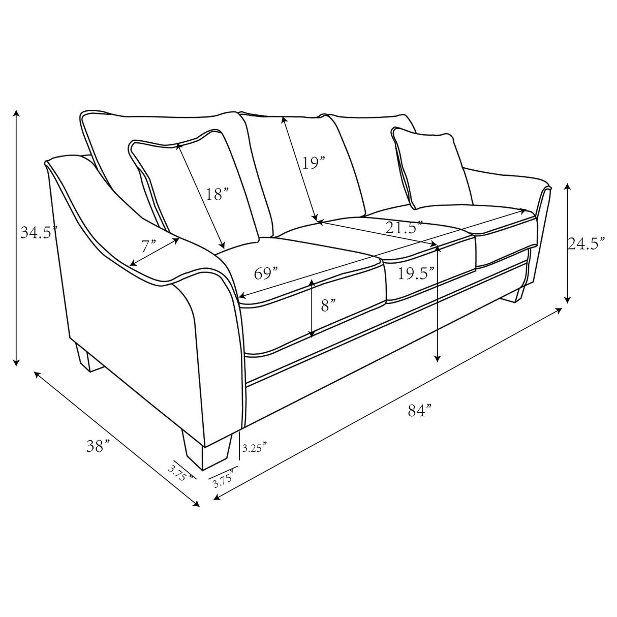 Tomkins Sofa Set