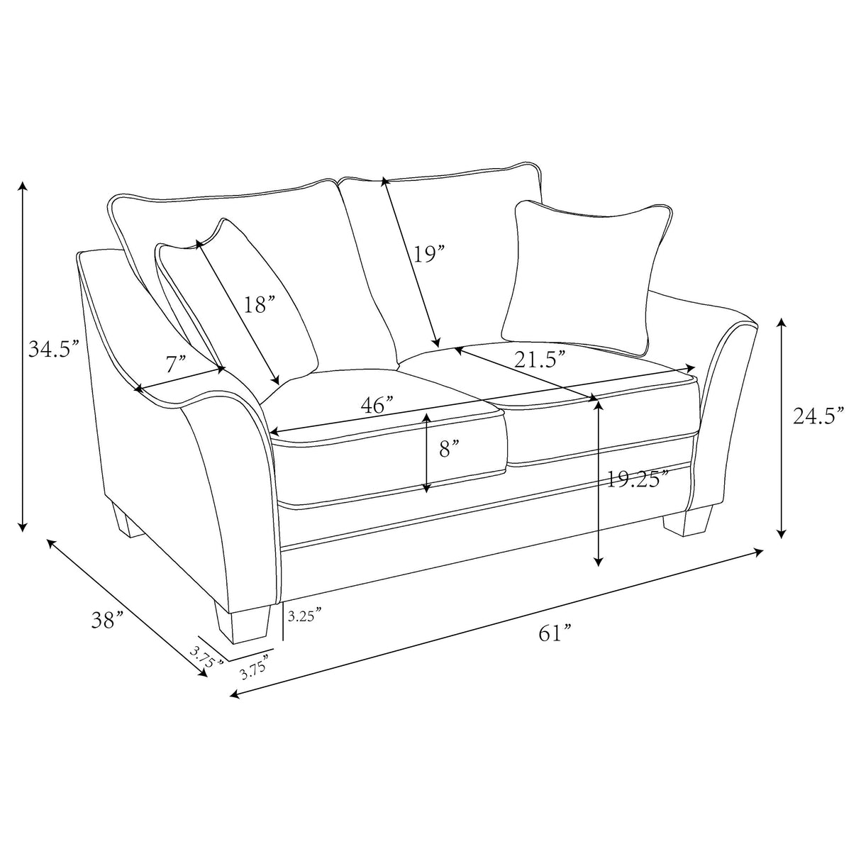 Tomkins Loveseat