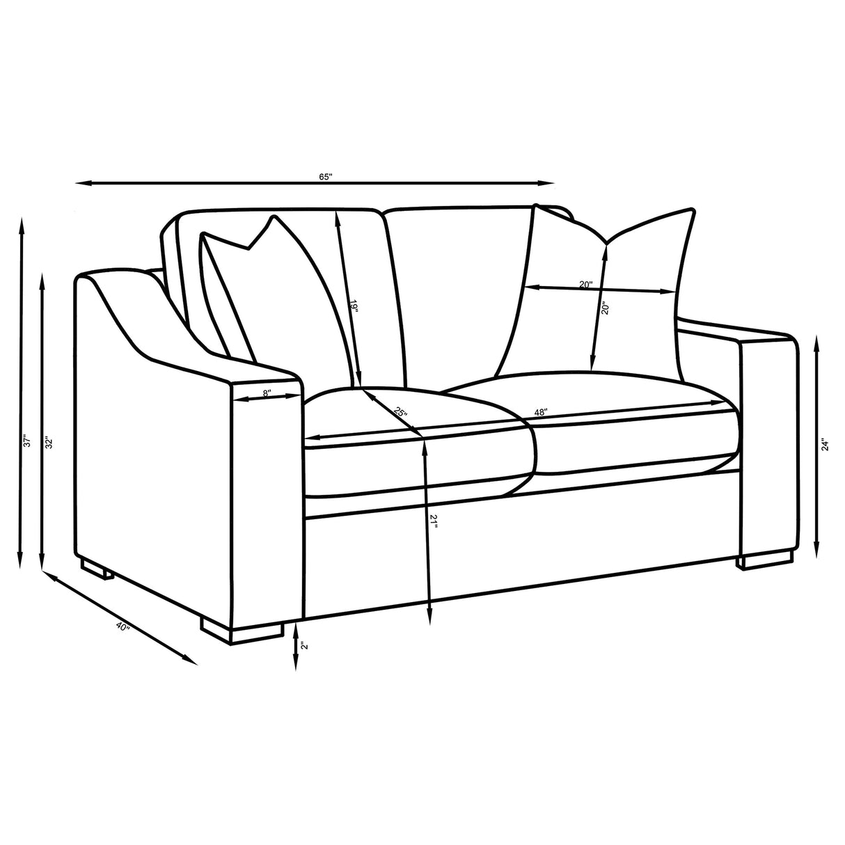 Ashlyn Loveseat - galleria furniture outlet