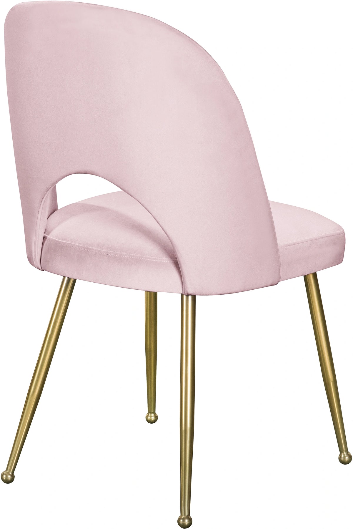 Logan Pink Velvet Dining Chair