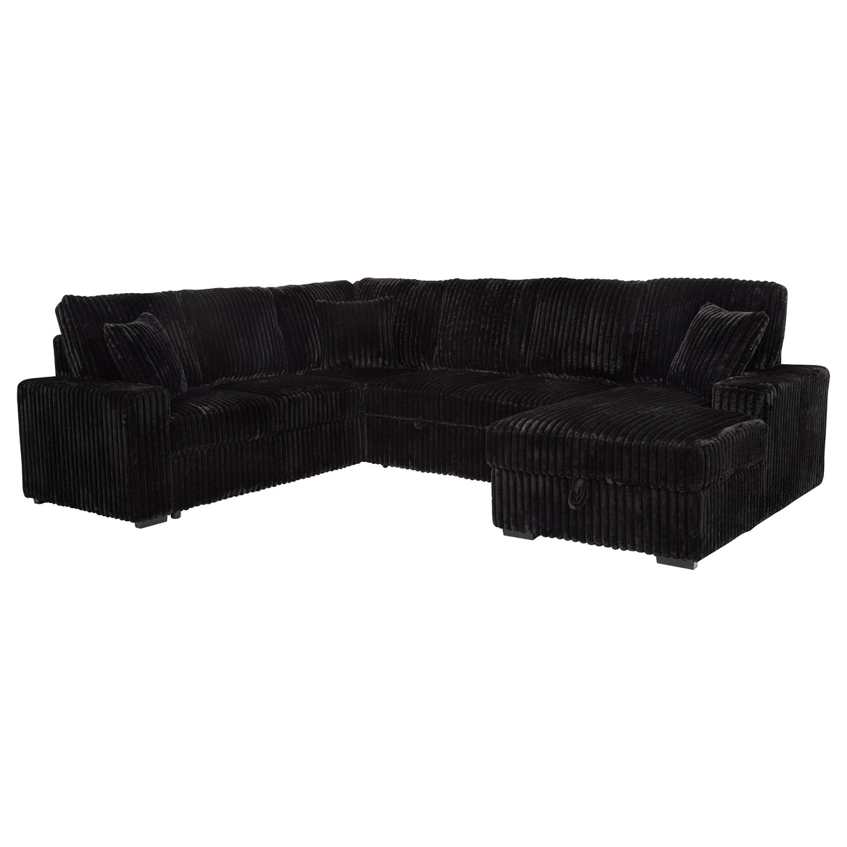 Devonshire Pull-Out Sleeper Sectional Sofa - galleria furniture outlet