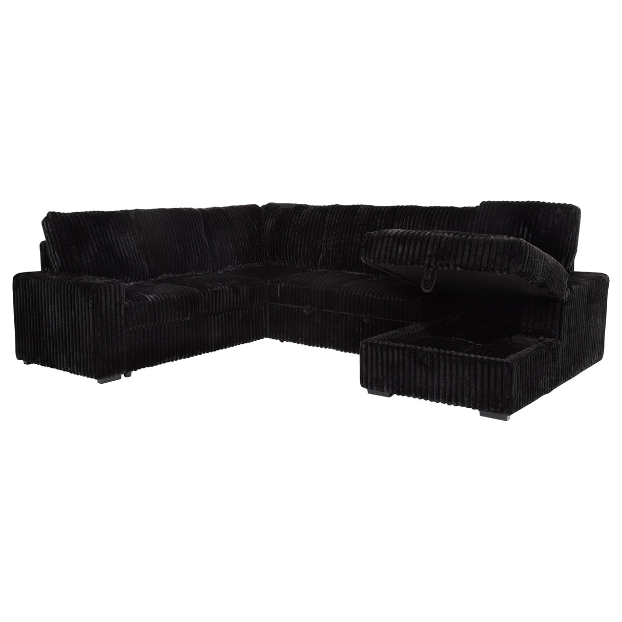 Devonshire Pull-Out Sleeper Sectional Sofa - galleria furniture outlet