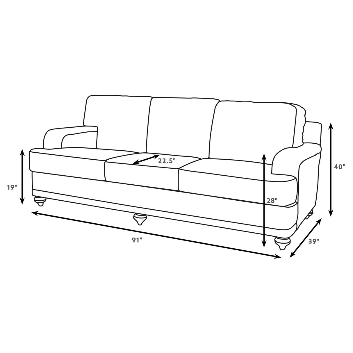 Glenn Sofa Set - galleria furniture outlet