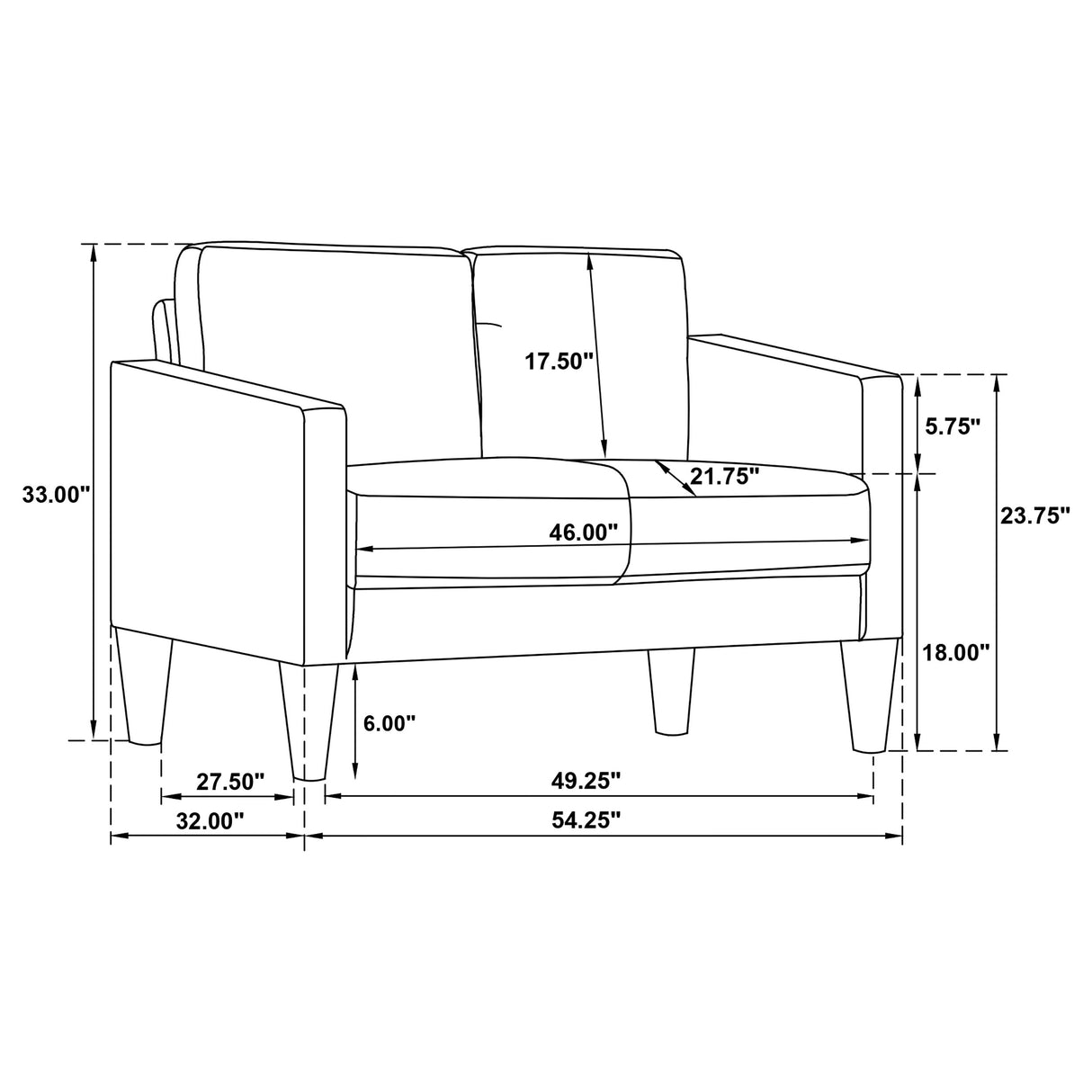 Ruth Loveseat - galleria furniture outlet