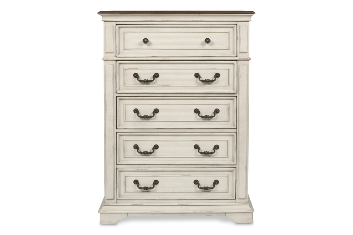 Anastasia Chest - Ant. White