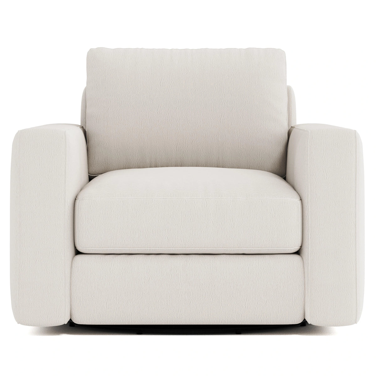 Dawkins Fabric Swivel Chair Without Pillows