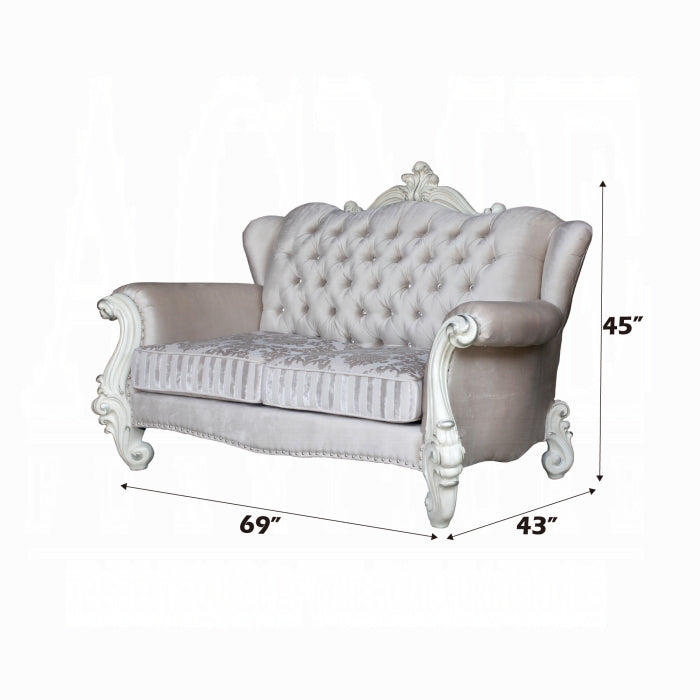 Versailles Loveseat With Pillows - galleria furniture outlet