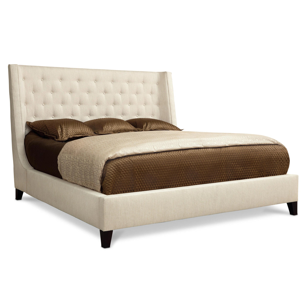 Maxime Fabric Shelter Bed Queen (58" H)