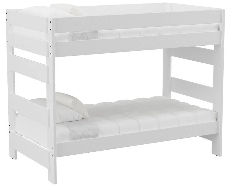 Elements International Cali Kids Twin over Twin Bunk Bed in White image